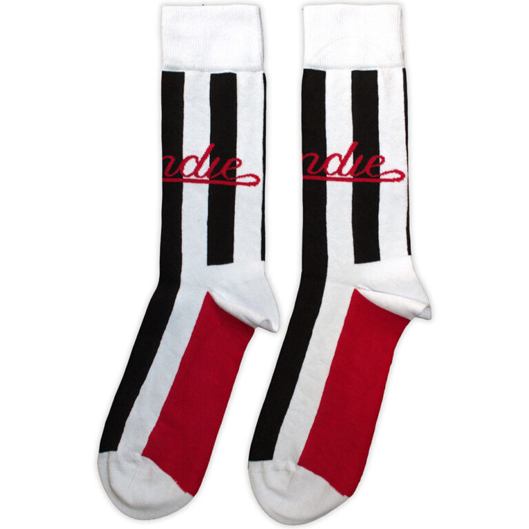 Blondie Unisex Parallel Lines White UK Size 7 – 11 Socks