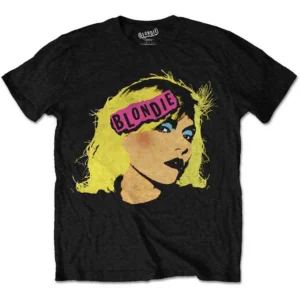 Blondie Punk Logo Black T-Shirt