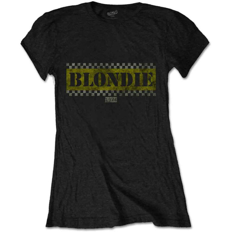 Blondie Taxi Black Ladies T-Shirt