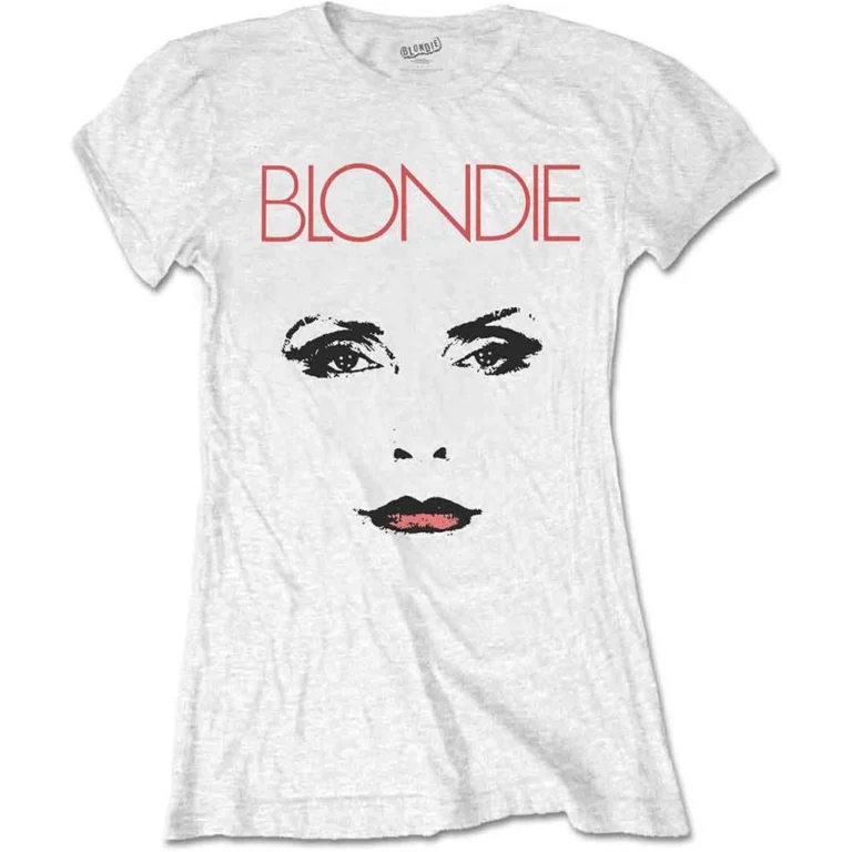 Blondie Staredown White Ladies T-Shirt