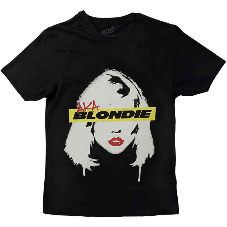 Blondie AKA Eyestrip Black T-Shirt