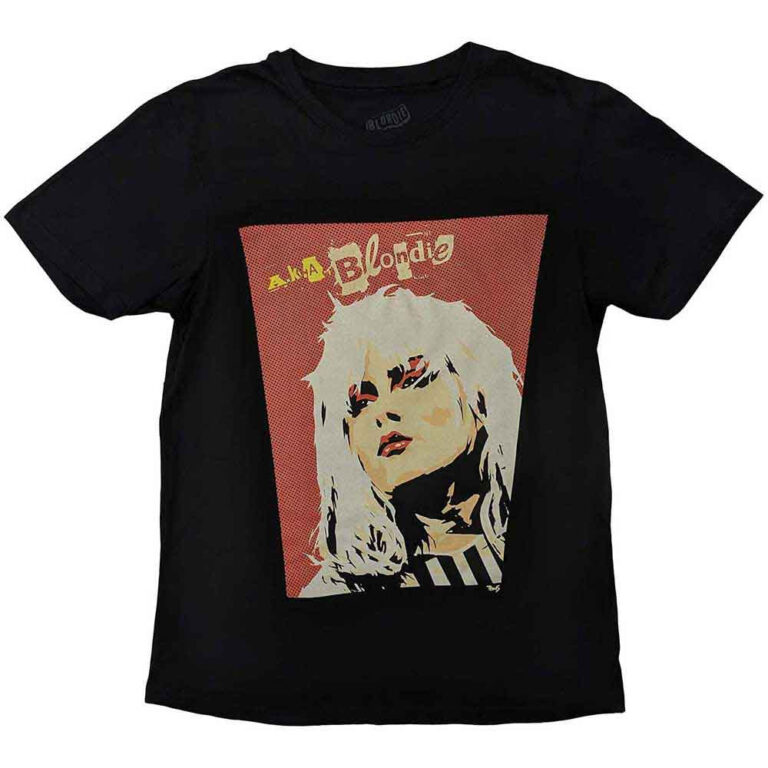 Blondie AKA Pop Art Black T-Shirt