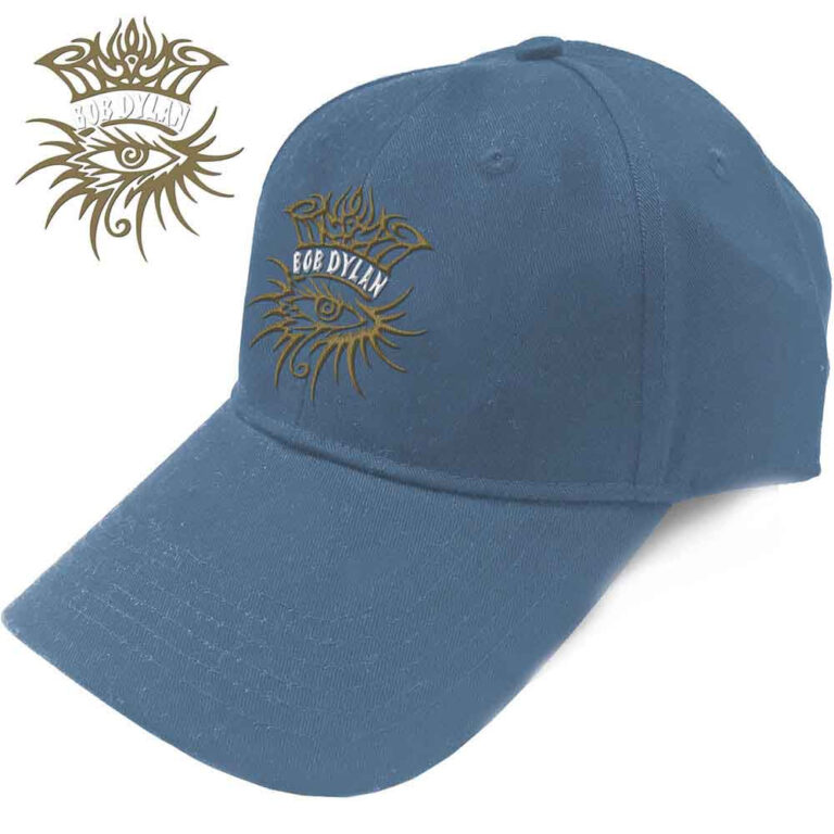 Bob Dylan Eye Icon Denim Blue Baseball Cap