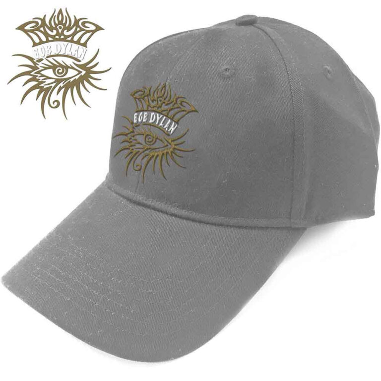 Bob Dylan Eye Icon Grey Baseball Cap