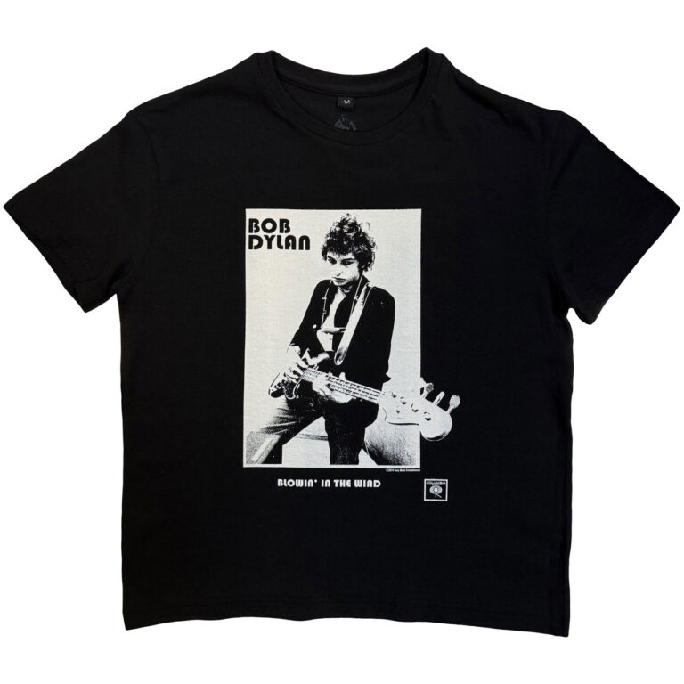 Bob Dylan Blowing In The Wind Black Kids T-Shirt
