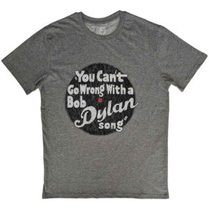 Bob Dylan You can't go wrong Grey T-Shirt