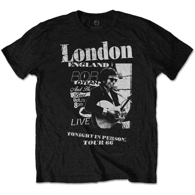 Bob Dylan Scraps Black T-Shirt