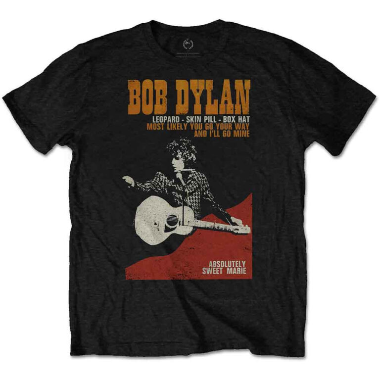 Bob Dylan Sweet Marie Black T-Shirt