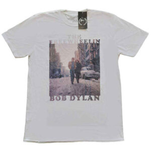 Bob Dylan The Freewheelin' White T-Shirt