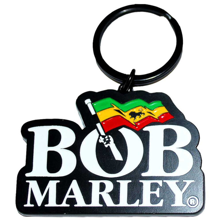 Bob Marley Logo Keychain