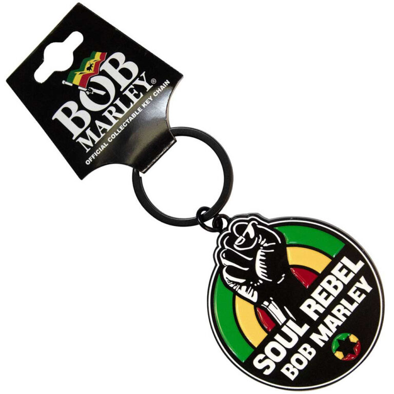 Bob Marley Soul Rebel Keychain