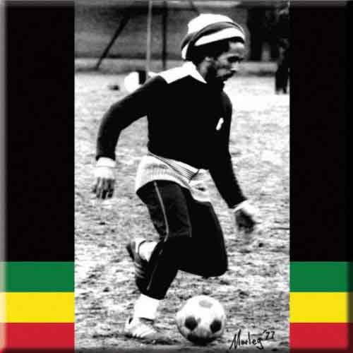 Bob Marley Soccer Fridge Magnet