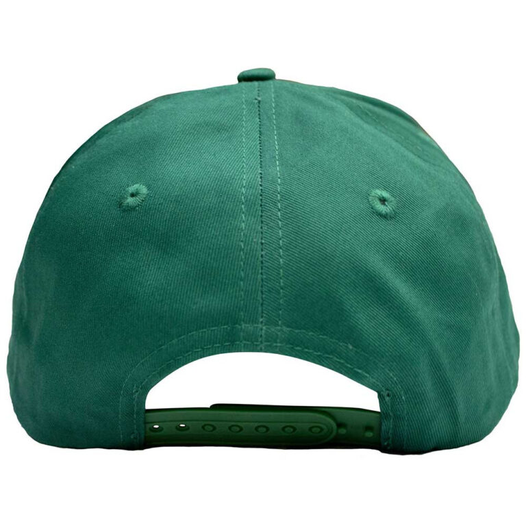 Bob Marley Text Logo Green Baseball Cap