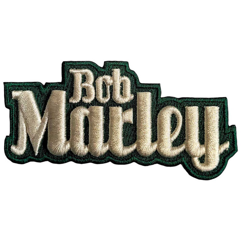 Bob Marley Text Logo Patch