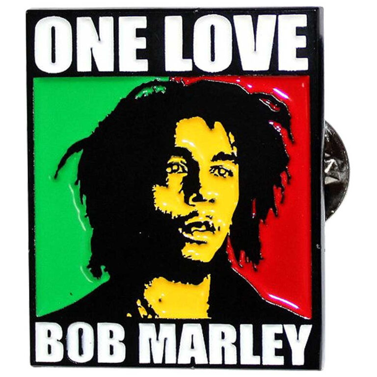 Bob Marley One Love Pin Badge