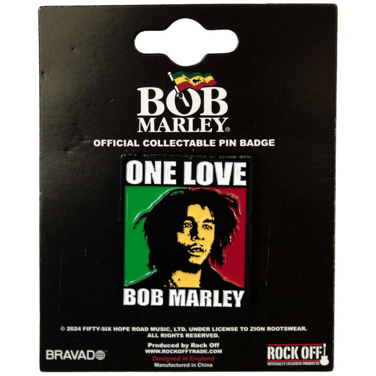 Bob Marley One Love Pin Badge
