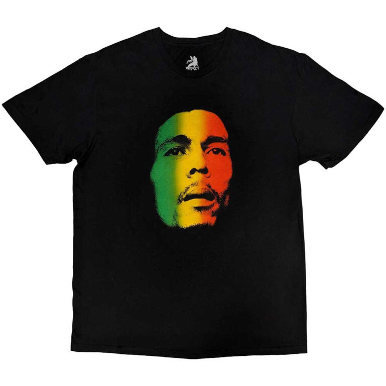 Bob Marley Face Black T-Shirt