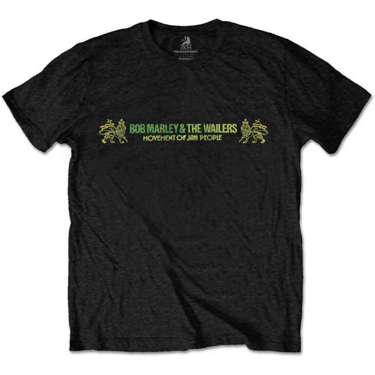 Bob Marley Exodus Black Back Print T-Shirt