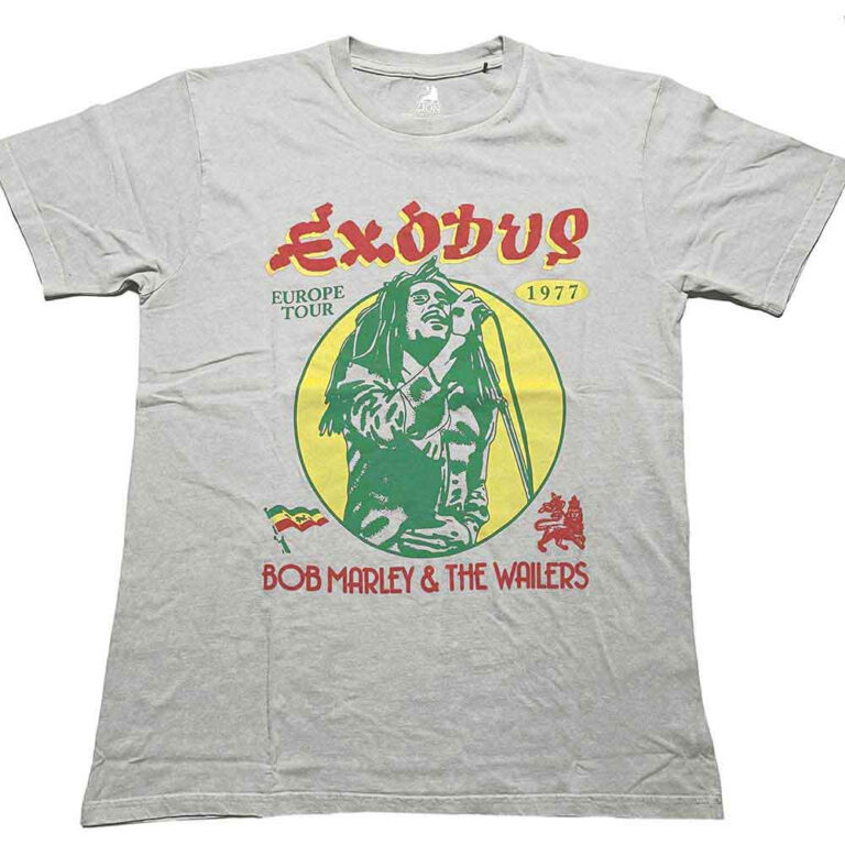 Bob Marley 1977 Tour Grey Wash Collection T-Shirt