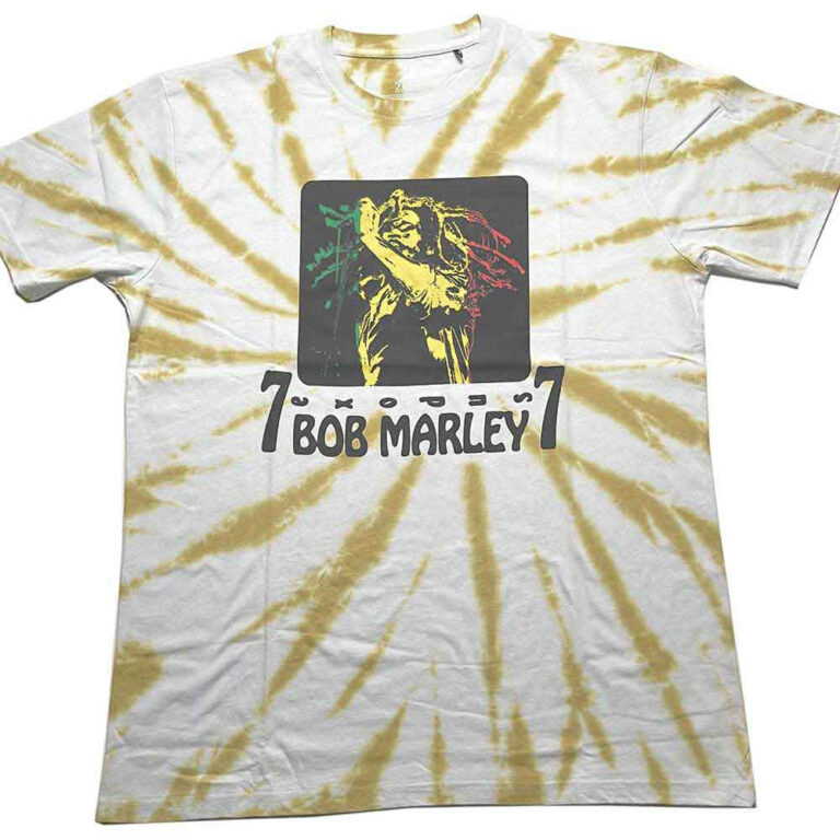 Bob Marley 77 White Wash Collection T-Shirt