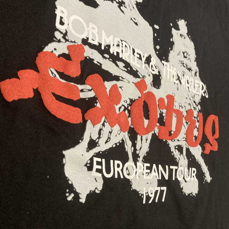 Bob Marley Exodus European Tour ’77 Black Hi-Build T-Shirt