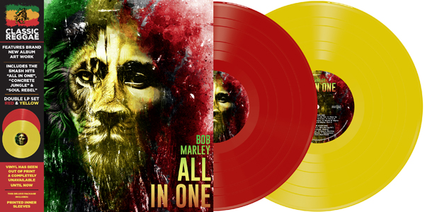 Bob Marley – ALL IN ONE (RED/YELLOW 2LP) Vinyl Double Album