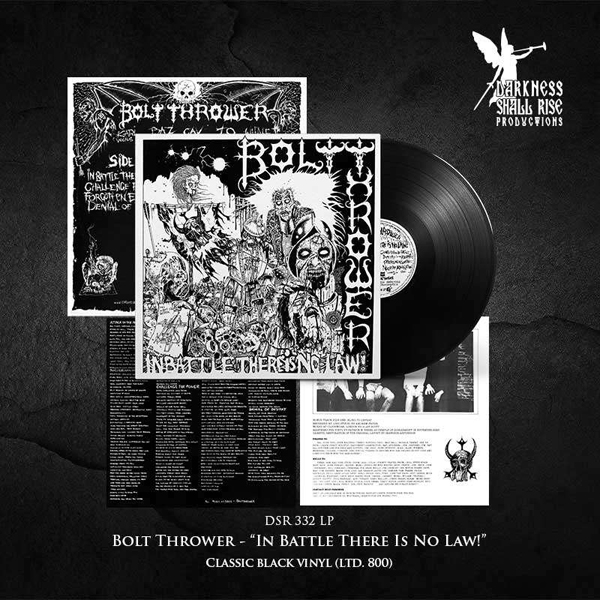 Bolt Thrower – IN BATTLE THERE IS NO LAW! (BLACK VINYL) Vinyl LP