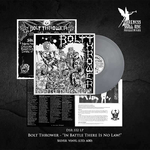 Bolt Thrower – IN BATTLE THERE IS NO LAW! (SILVER VINYL) Vinyl LP