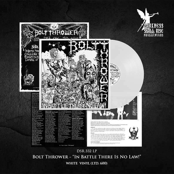 Bolt Thrower – IN BATTLE THERE IS NO LAW! (WHITE VINYL) Vinyl LP