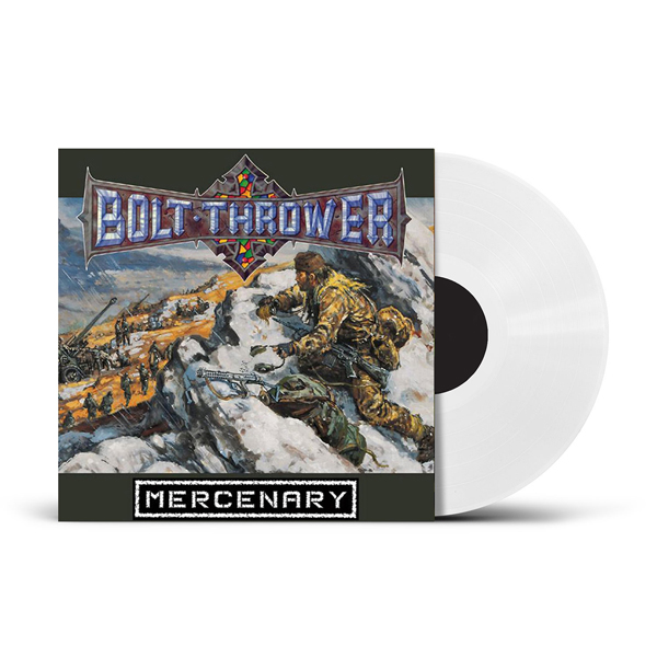 Bolt Thrower – MERCENARY (PHD EXCLUSIVE WHITE VINYL) Vinyl LP