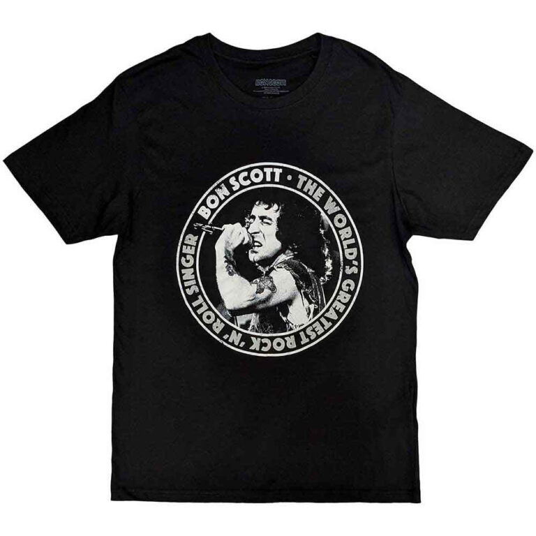 Bon Scott TWGRRS Circle T-Shirt