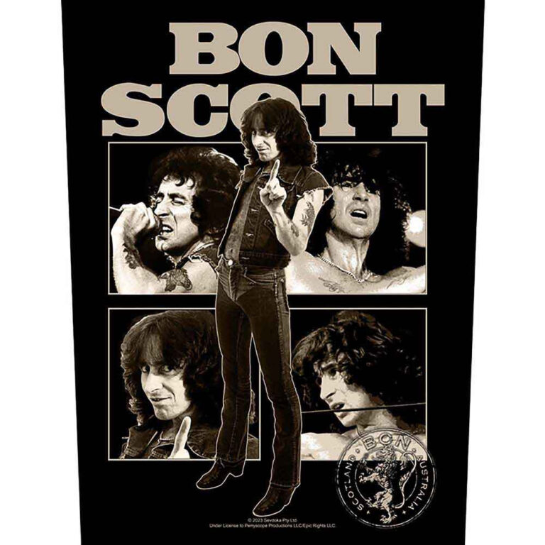 Bon Scott Collage Back Patch