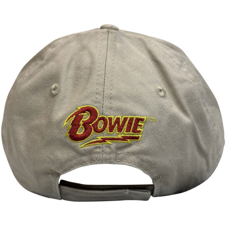 David Bowie Flash Logo Sand Baseball Cap