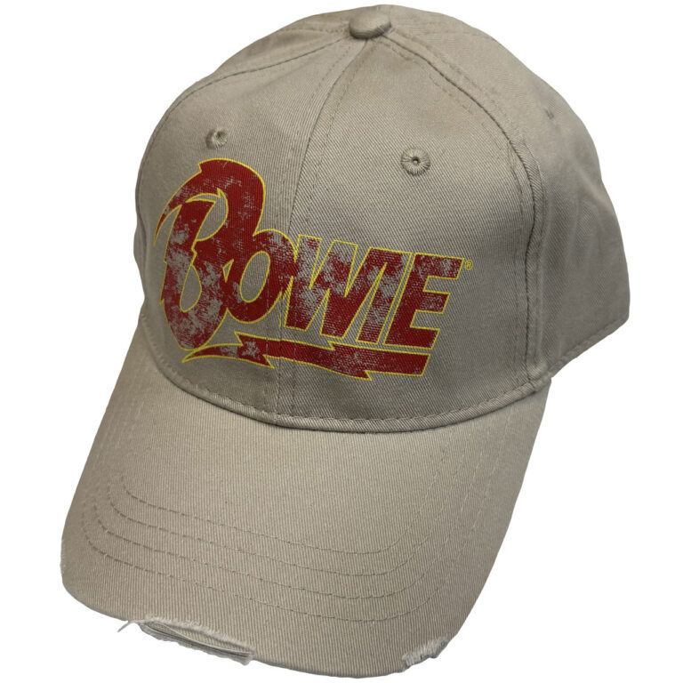 David Bowie Flash Logo Sand Baseball Cap