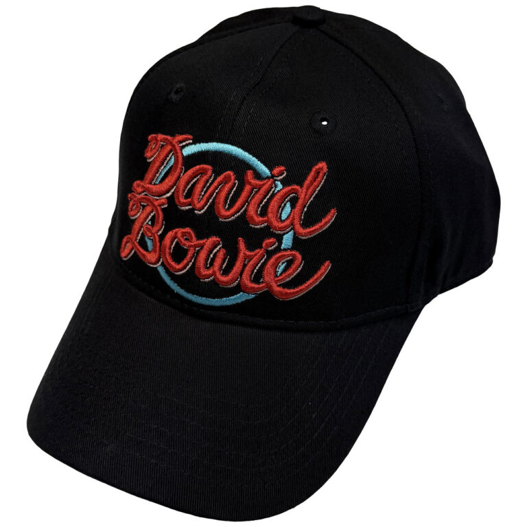 David Bowie 1978 World Tour Black Baseball Cap