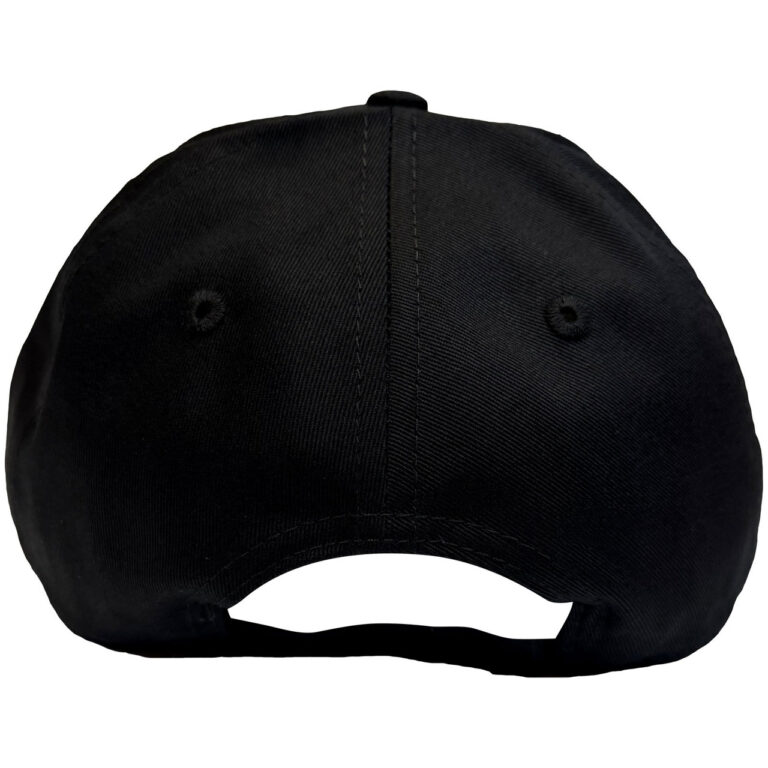 David Bowie White Flash Logo Black Baseball Cap