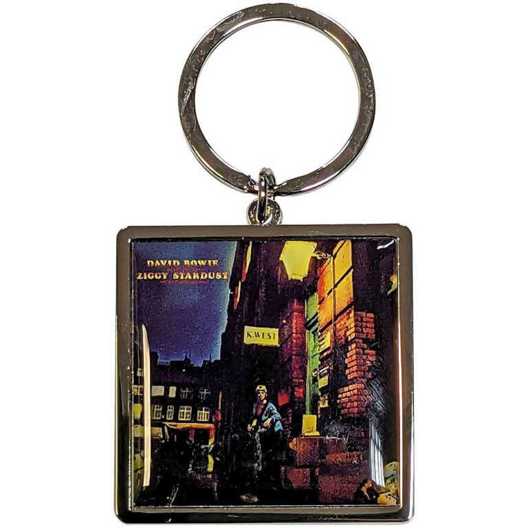 David Bowie Ziggy Stardust Keychain