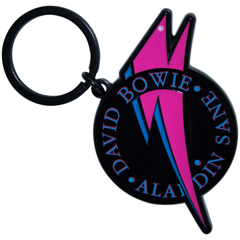 David Bowie Aladdin Sane Keychain