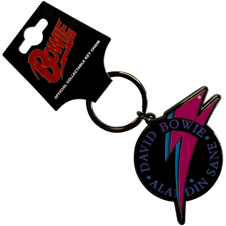 David Bowie Aladdin Sane Keychain