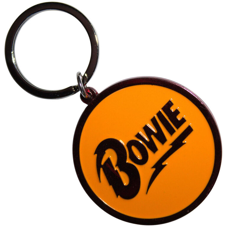 David Bowie Circle Logo Keychain