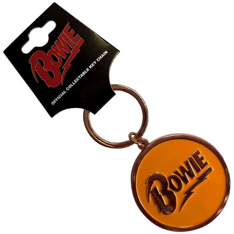 David Bowie Circle Logo Keychain