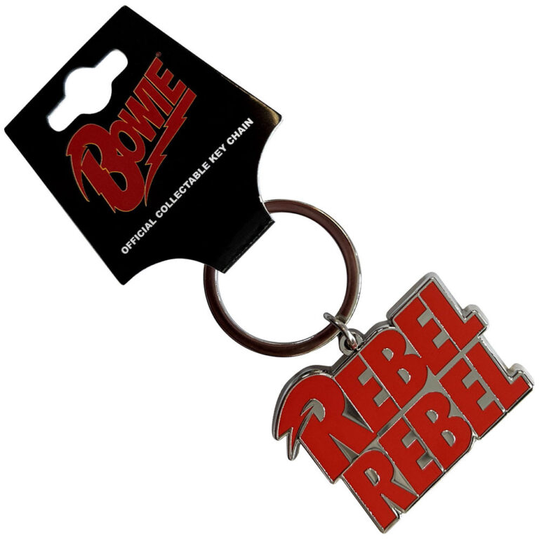 David Bowie Rebel Rebel Keychain