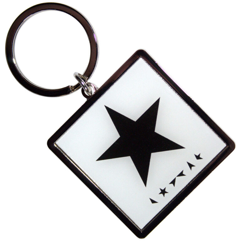David Bowie Blackstar Keychain