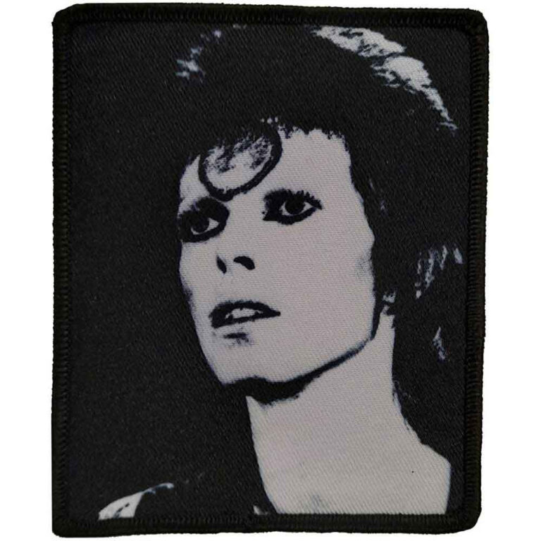 David Bowie Black & White Patch