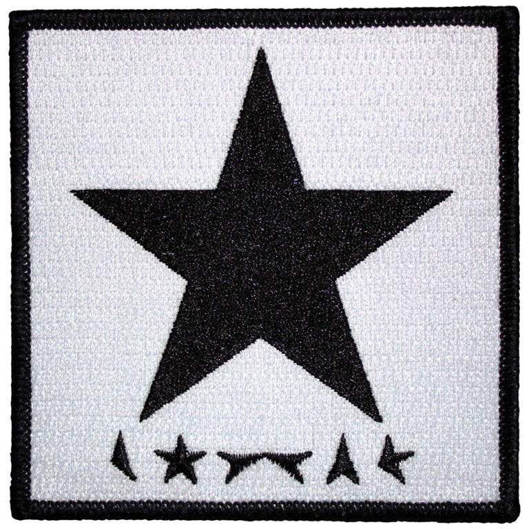 David Bowie Blackstar On White Patch
