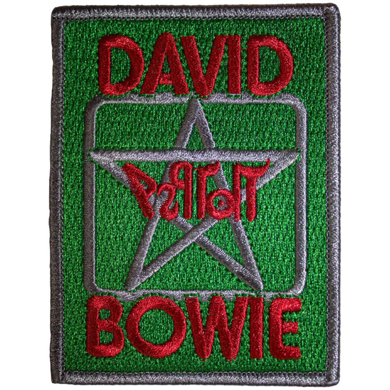 David Bowie Back Stage Pass Patch