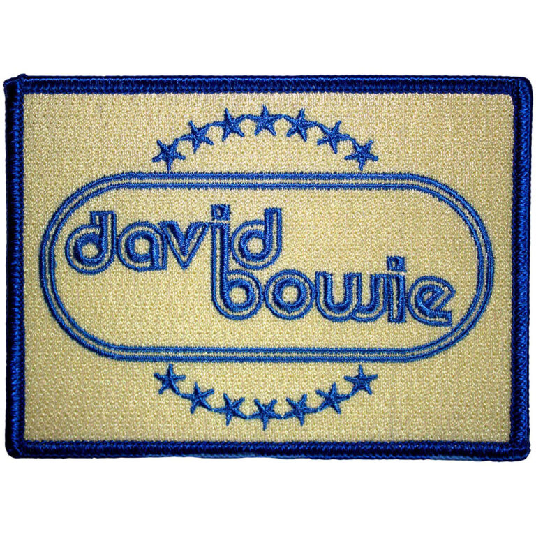 David Bowie Oval and Stars Patch