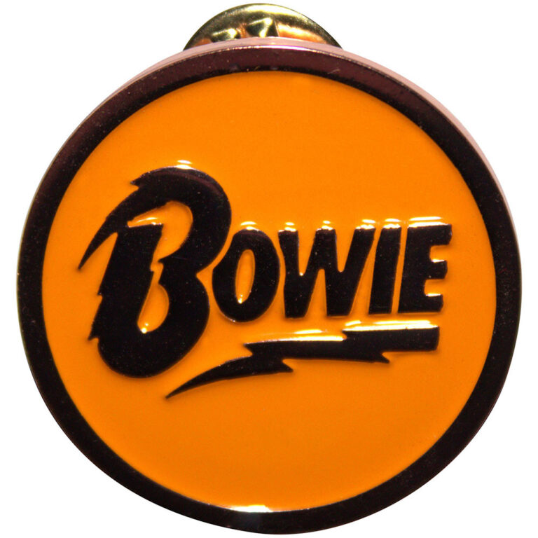 David Bowie Circle Logo Pin Badge