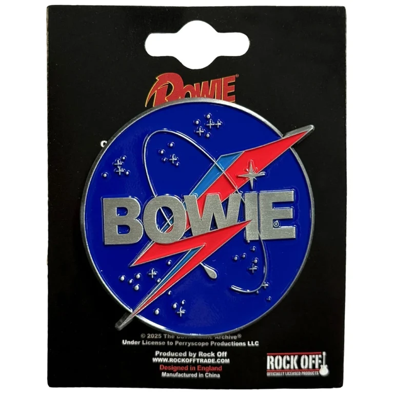 David Bowie NASA Pin Badge