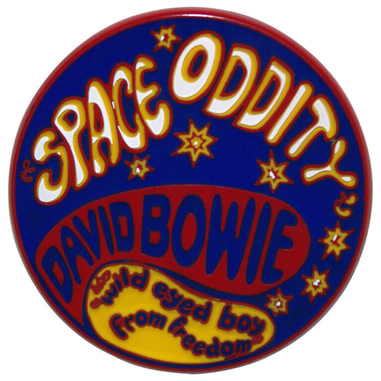 David Bowie Space Oddity Pin Badge